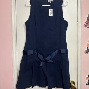 Navy Blue Uniform Dress with Bow by Childrens Place